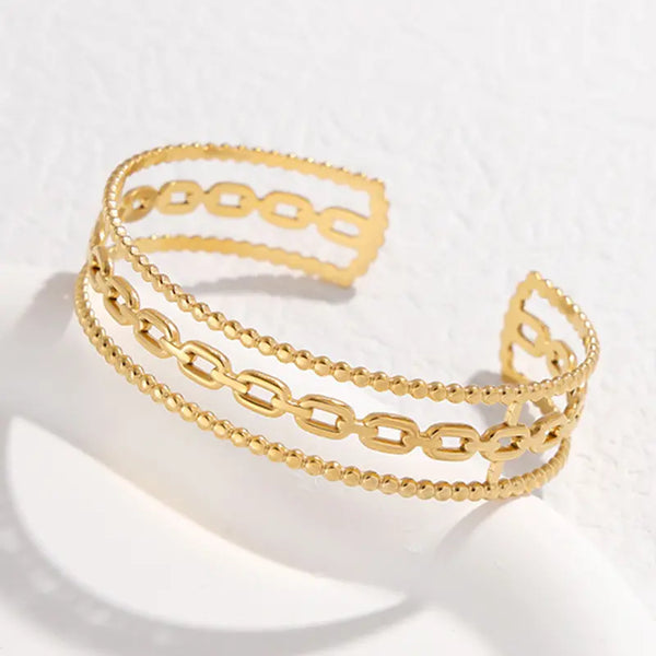 Boutique Cuff Bracelet - Gold