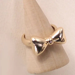 Bow Ribbon Ring - Gold