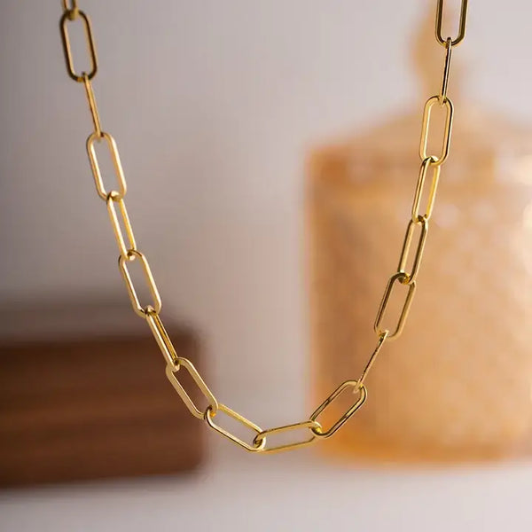 Chunky Paperclip Necklace