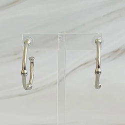 Silver Elegance Hoop Earrings