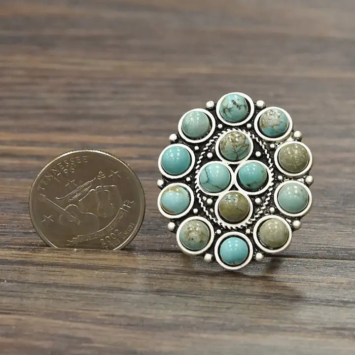 Turquoise Adjustable Ring